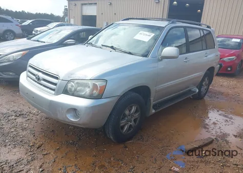 2005 Toyota Highlander V6 from USA, damaged, VIN JTEEP21A150134006